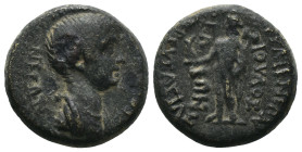 Bronze 4.84 gr 18 mm PHRYGIA. Eumeneia. Nero, 54-68. Assarion