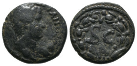 Bronze 4.31 gr 18 mm SYRIA. Seleucis and Pieria. Antioch. Hadrian (117-138). As.