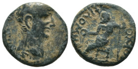 Bronze 4.41 gr 18 mm Phrygia. Philomelion . Tiberius AD 14-37.