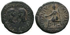 Bronze 4.38 gr 20 mm Lykaonia. Laodikeia Kombusta. Titus and Domitian, as Caesars AD 69-81.