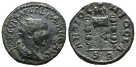 Bronze 7.13 gr 22 mm Pisidien. Antiochia. Volusianus (251 - 253 n. Chr.).