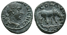 Bronze 4.35 gr 19 mm Troas. Alexandreia. Gallienus AD 253-268.
