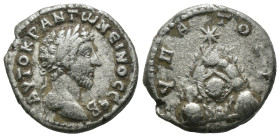 Silver 6.35 gr 21 mm CAPPADOCIA, Caesaraea-Eusebia. Marcus Aurelius, 161-180. Didrachm