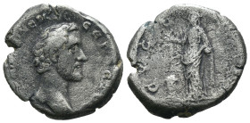 Silver 6.44 gr 23 mm CAPPADOCIA. Caesaraea-Eusebia. Antoninus Pius, 138-161. Didrachm