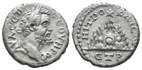 Silver 3.22 gr 19 mm Septimius Severus (193-211). Cappadocia, Caesarea-Eusebia. AR Drachm