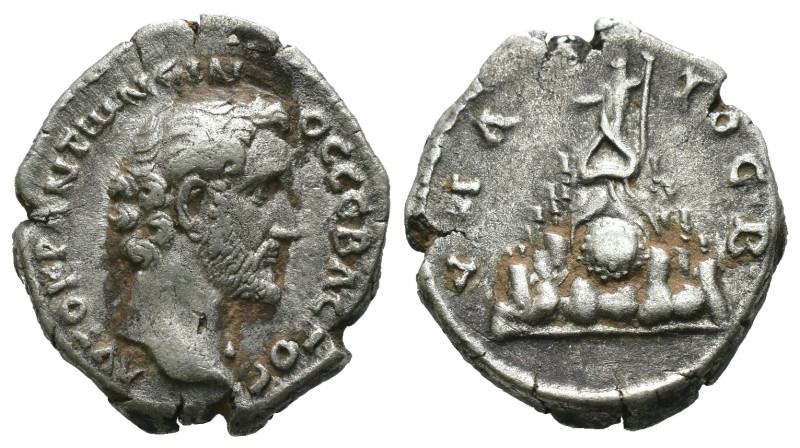 Silver 3.00 gr 19 mm Antoninus Pius (138-161). Cappadocia, Caesarea. AR Drachm