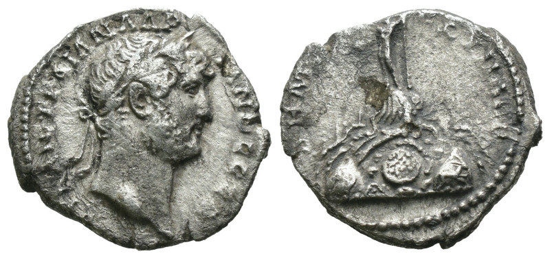 Silver 2.82 gr 17 mm CAPPADOCIA, Caesaraea-Eusebia. Hadrian, 117-138. Drachm