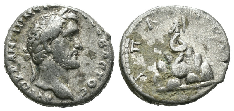 Silver 3.14 gr 17 mm Antoninus Pius (138-161). Cappadocia, Caesarea. AR Drachm