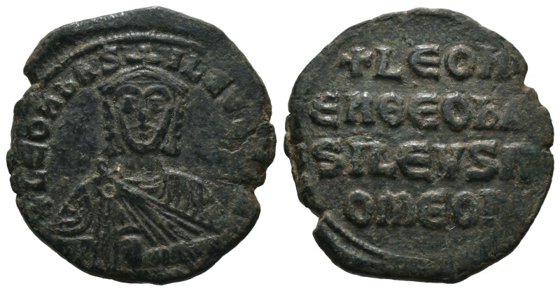 Bronze 6.73 gr 25 mm Byzantine coin
Leo VI, 886-912. Æ follis.Constantinople