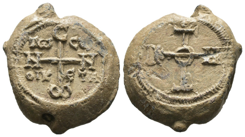 Seal 17.74 gr 25 mm Byzantine seal