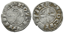 Silver 0.79 gr 18 mm CRUSADERS, Antioch. Bohémond III. 1163-1201. BI Denier