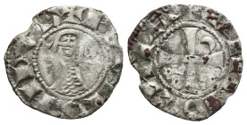 Silver 0.68 gr 17 mm CRUSADERS, Antioch. Bohémond III. 1163-1201. BI Denier