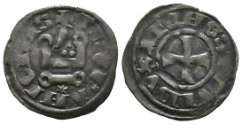 Silver 0.86 gr 20 mm

Frankish Greece Duchy of Athens Gui II de La Roche 1287-1308 AR Denier Turnois,, Thebes Mint, Crusader Coinage