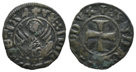Silver 0.69 gr 17 mm

Italian States, Venice 1368-1382 Andrea Contarini Bi tornesello no date. VF+