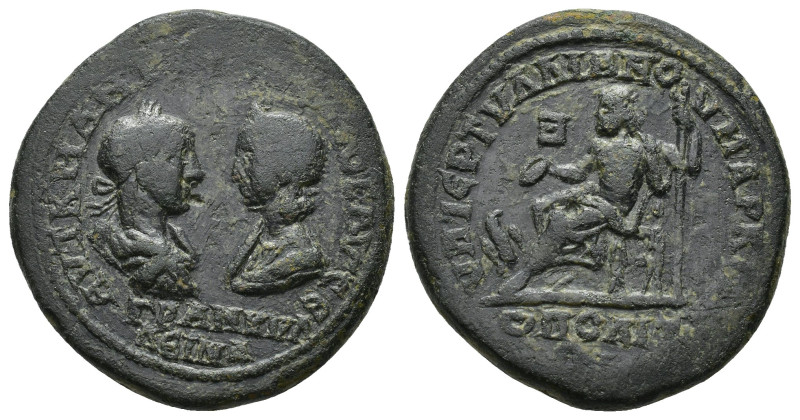 IMPERIO ROMANO. GORDIANO III. AE 28. Moesia. Marcianópolis (241-244). A/ Bustos ...