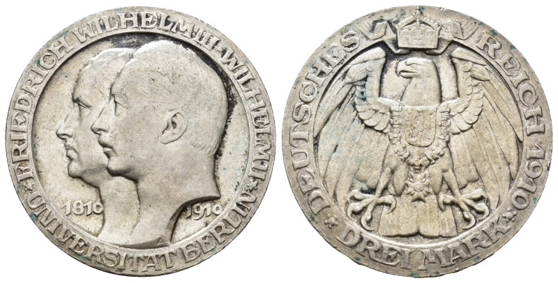 MONEDAS EXTRANJERAS. ESTADOS ALEMANES. PRUSIA. Federico Guillermo III. 3 marcos....