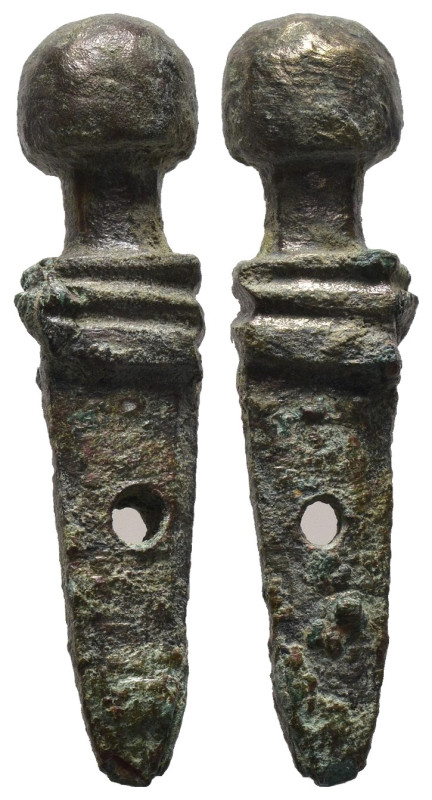 Weight 6.81 gr - Diameter 35 mm Ancient Bronze voting sticks. SOLD AS SEEN.