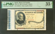 25 Pesetas. 24 de Julio de 1893. Sin serie. (Edifil 2021: 300, Pick: 42). Raro especialmente en esta calidad, roturitas. MBC+. Encapsulado PMG35NET (p...