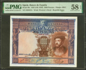 1000 Pesetas. 1 de Julio de 1925. Sin serie y numeración posterior al 3646000. (Edifil 2021: 351, Pick: 70c). Inusual en esta calidad, apresto origina...