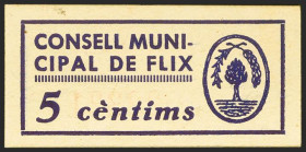 FLIX (TARRAGONA). 5 Céntimos. (1937ca). (González: 7888). SC.