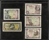 Spanish Banknotes Lots
Lote 30 billetes 10 Cèntims a 500 Pesetas. 1928 a 1980. Todos diferentes. Incluye 23x billetes Banco de España de 1 a 500 Pese...