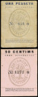 Catalonia
Lote 2 billetes 50 Cèntims y 1 Pesseta. Aj. de CALLDETENES. Cartón. Serie completa. AT-606/07. EBC a SC.