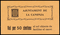 Catalonia
50 Cèntims. Aj. de LA CANONJA. MUY ESCASO. AT-641. SC-.