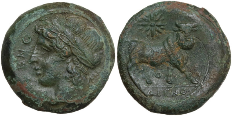 Greek Italy. Samnium, Southern Latium and Northern Campania, Cales. AE 21 mm. c....