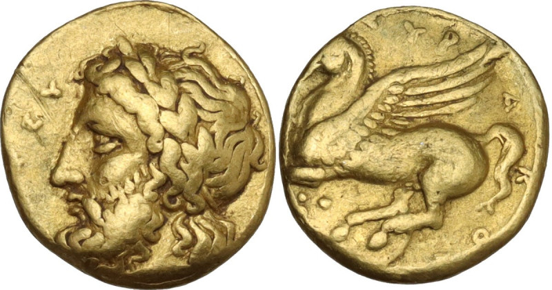 Sicily. Syracuse. Timoleon and the Third Democracy (344-317 BC). AV 30 Litrai – ...