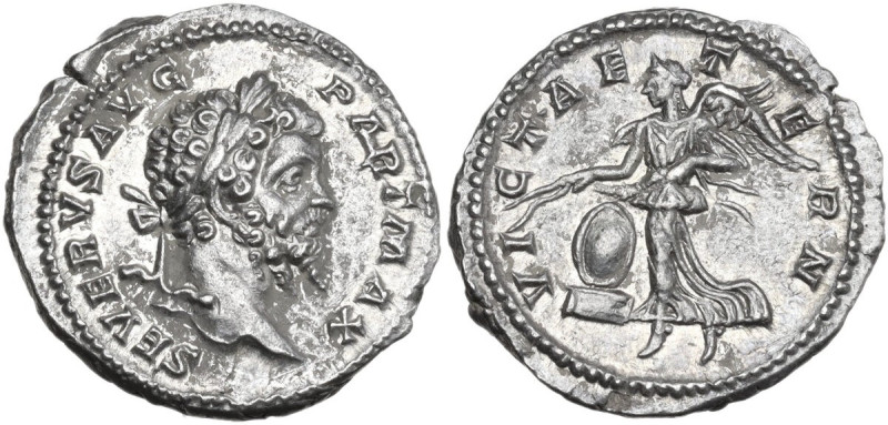 Septimius Severus (193-211). AR Denarius, 200-201 AD. Obv. SEVERVS AVG PART MAX....