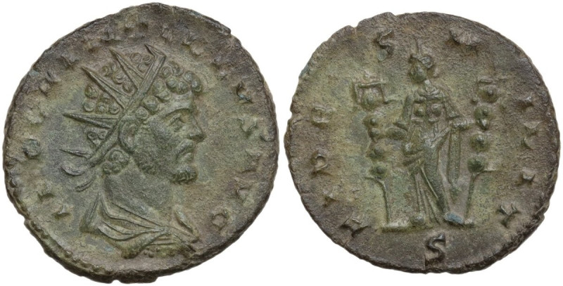 Quintillus (270 AD). BI Antoninianus, Mediolanum mint. Obv. IMP QVINTILLVS AVG. ...