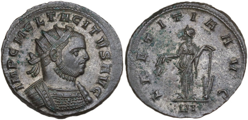 Tacitus (275-276). AE Antoninianus, Ticinum mint. Obv. IMP C M CL TACITVS AVG. R...