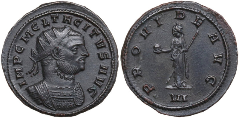 Tacitus (275-276). BI Antoninianus, Ticinum mint. Obv. IMP C M CL TACITVS AVG. R...