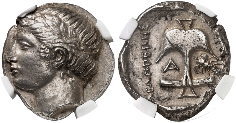COINS OF THE GREEK WORLD. THRACE. Apollonia Pontica. Tetradrachm Late 5th-4th ce...