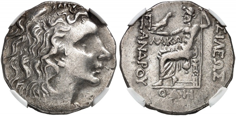 COINS OF THE GREEK WORLD. KINGS OF PONTUS. Mithradates VI, 120-63. Tetradrachm c...