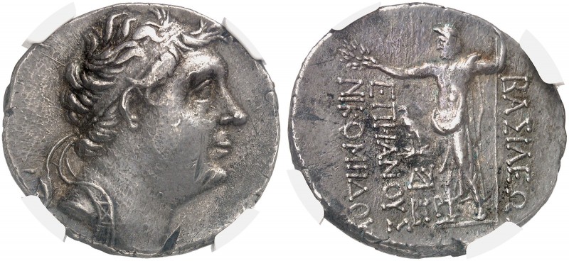 COINS OF THE GREEK WORLD. KINGS OF BITHYNIA. Nicomedes III, 127-94. Tetradrachm ...