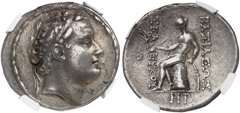 COINS OF THE GREEK WORLD. SELEUCID KINGDOM. Seleukos IV Philopator, 187-175 BC. ...