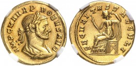 ROMAN EMPIRE. Probus, 276-282. Aureus Cyzicus. IMP C M AVR PROBVS AVG Laureate, draped and cuirassed bust of Probus to right, seen from behind. Rv. SE...