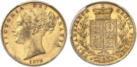 AUSTRALIEN. Victoria, 1837-1901. Sovereign 1879 S, Sydney. Young head. Seaby 3855. Fr. 11. PCGS MS62. (~€ 305/USD 355)