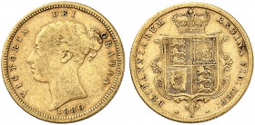 AUSTRALIEN. Victoria, 1837-1901. Half sovereign 1880 S, Sydney. Fifth young head. 3.92 g. Seaby 3862 E. Fr. 13. Gutes sehr schön / Good very fine. (~€...