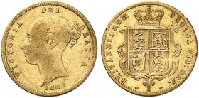 AUSTRALIEN. Victoria, 1837-1901. Half sovereign 1881 M, Melbourne. Fifth young head. 3.90 g. Seaby 3863 B. Fr. 14. Sehr schön / Very fine. (~€ 130/USD...