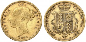 AUSTRALIEN. Victoria, 1837-1901. Half sovereign 1881 S, Sydney. Fifth young head. 3.92 g. Seaby 3862 E. Fr. 13. Sehr schön / Very fine. (~€ 130/USD 15...