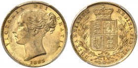 AUSTRALIEN. Victoria, 1837-1901. Sovereign 1882 S, Sydney. Young head. Seaby 3855 B. Fr. 11. PCGS MS62. (~€ 305/USD 355)