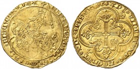 FRANKREICH. Königreich und Republik. Jean II. le Bon, 1350-1364. Franc à cheval o. J. (5.12.1360). Umschriftenvariante mir DI - GRACIA. 3.75 g. Duples...
