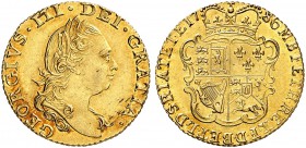 GROSSBRITANNIEN. Königreich. George III. 1760-1820. 1/2 Guinea 1786, London. 4.20 g. Seaby 3734. Fr. 361. Vorzüglich-FDC / Extremely fine-uncirculated...