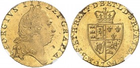 GROSSBRITANNIEN. Königreich. George III. 1760-1820. Guinea 1798, London. Spade-Guinea. Fifth laureate head. 8.34 g. Seaby 3729. Fr. 356. Selten in die...