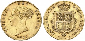 GROSSBRITANNIEN. Königreich. Victoria, 1837-1901. 1/2 Sovereign 1851, London. Young head. 3.93 g. Seaby 3859. Fr. 389 b. Sehr schön / Very fine. (~€ 1...