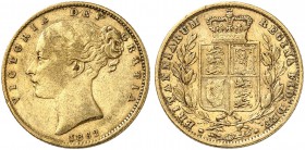 GROSSBRITANNIEN. Königreich. Victoria, 1837-1901. Sovereign 1862, London. Young head. Roman I in date. 7.90 g. Seaby 3852 D. Fr. 387 e. Gutes sehr sch...