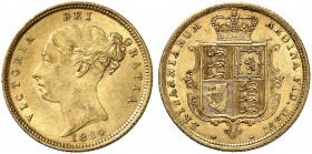 GROSSBRITANNIEN. Königreich. Victoria, 1837-1901. 1/2 Sovereign 1884, London. Fifth young head. No die number. 3.96 g. Seaby 3861. Fr. 389 e. Gutes vo...