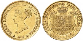 ITALIEN. Parma. Maria Luigia d'Austria, 1815-1847. 20 Lire 1815, Milano. 6.42 g. MIR 1092/1. Schl. 433. Fr. 934. Selten / Rare. Überdurchschnittliche ...